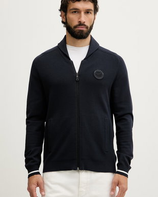 BOSS Green cardigan pentru bărbați cu vâscoză KN_Union FZ