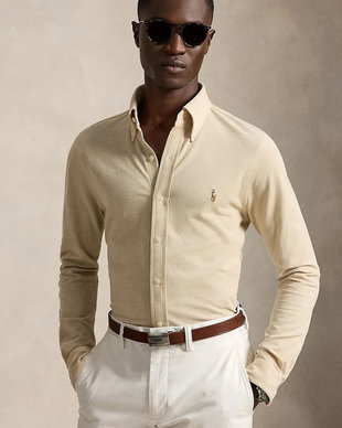 Polo Ralph Lauren cămașă oxford pentru bărbați din bumbac