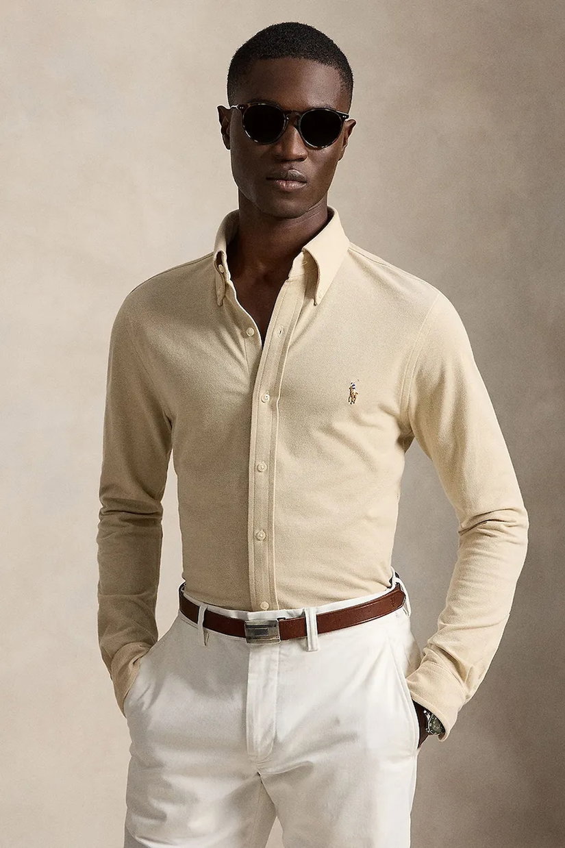Polo Ralph Lauren cămașă oxford pentru bărbați din bumbac