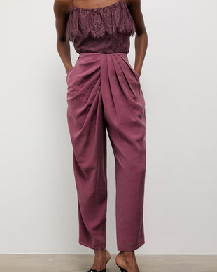 Answear.LAB pantaloni femei cu lyocell