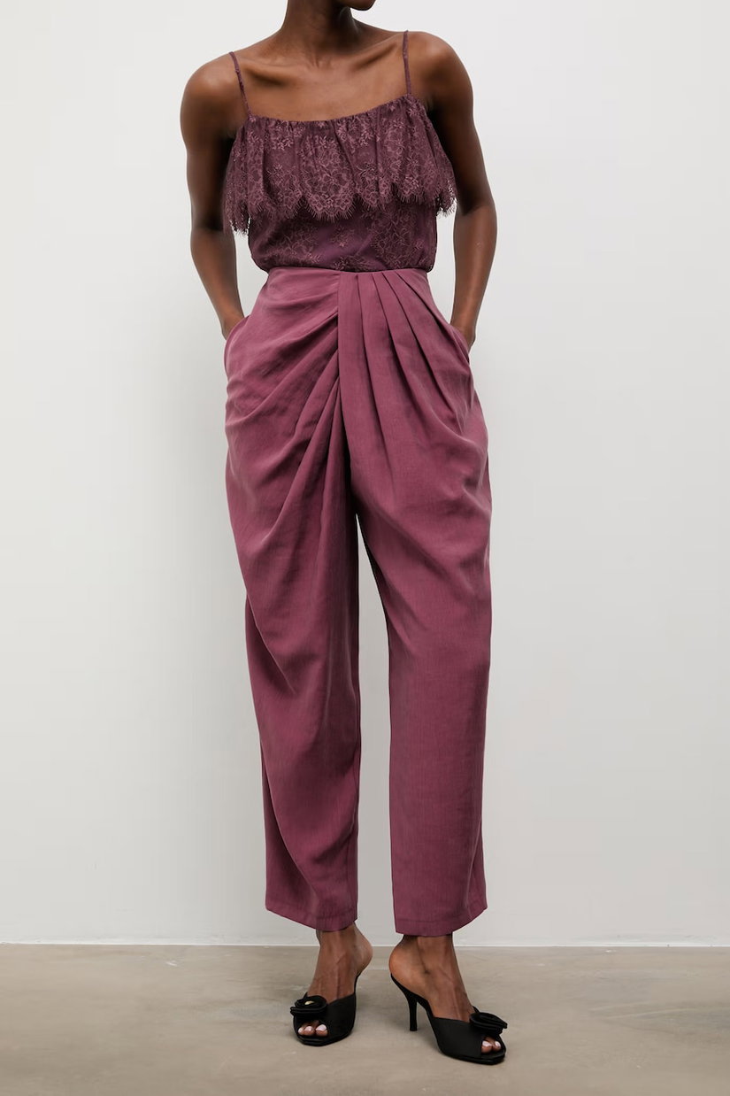 Answear.LAB pantaloni femei cu lyocell