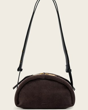 AllSaints geantă crossbody pentru femei, din piele întoarsă ROSALIE