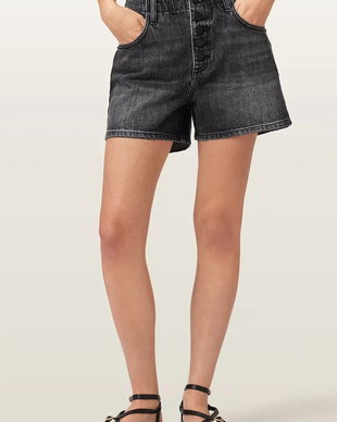 AllSaints pantaloni scurți pentru femei, din denim TAY