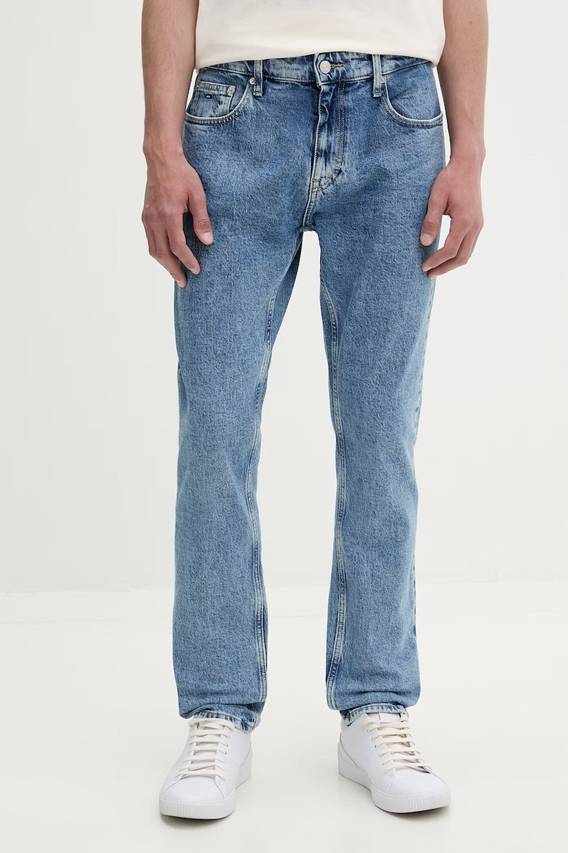Tommy Jeans blugi slim tapered pentru bărbați