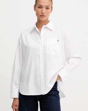 Calvin Klein Jeans cămașă pentru femei, din bumbac