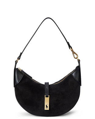 Polo Ralph Lauren hobo bag pentru femei din piele