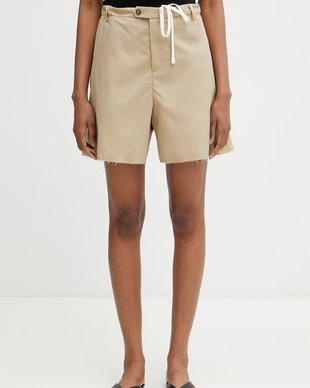 MM6 Maison Margiela pantaloni scurți pentru femei, cu bumbac