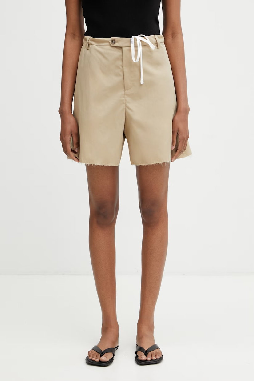 MM6 Maison Margiela pantaloni scurți pentru femei, cu bumbac