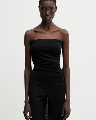 Rick Owens Lilies bluză cu umerii goi pentru femei, cu vâscoză