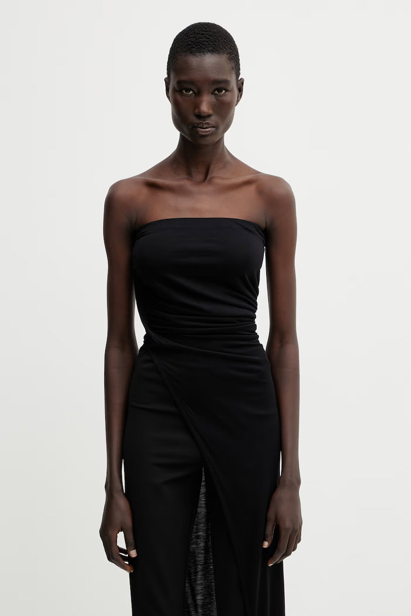 Rick Owens Lilies bluză cu umerii goi pentru femei, cu vâscoză