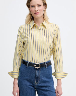 Tommy Hilfiger cămașă pentru femei, din bumbac