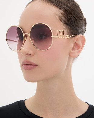 Chloe ochelari de soare rotunzi de damă