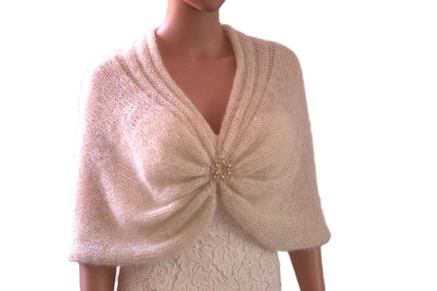 Șal din Mohair și Mătase Auriu Șal elegant pentru Nunți și Ocazii