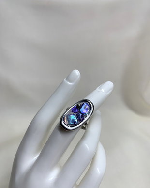 Inel cu Abalone ( paua ) 01165