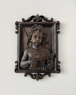 Cupid with a gun