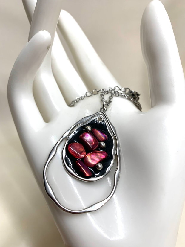 Colier -pandantiv Abalone (Paua) 01160