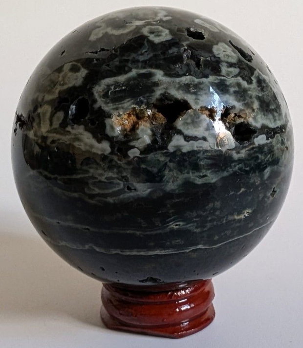 Jasp Oceanic Verde - Sfera piatra semipretioasa