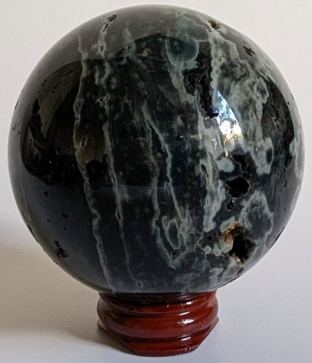Jasp Oceanic Verde - Sfera piatra semipretioasa