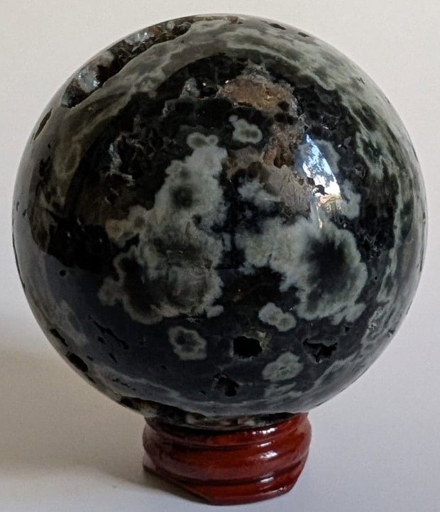 Jasp Oceanic Verde - Sfera piatra semipretioasa