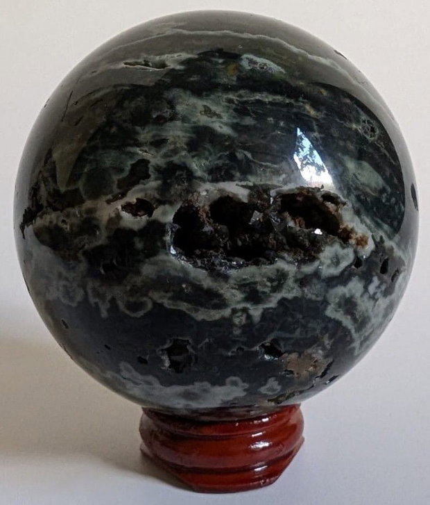 Jasp Oceanic Verde - Sfera piatra semipretioasa