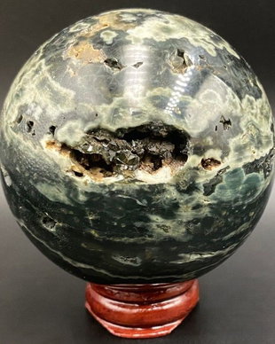Jasp Oceanic Verde - Sfera piatra semipretioasa