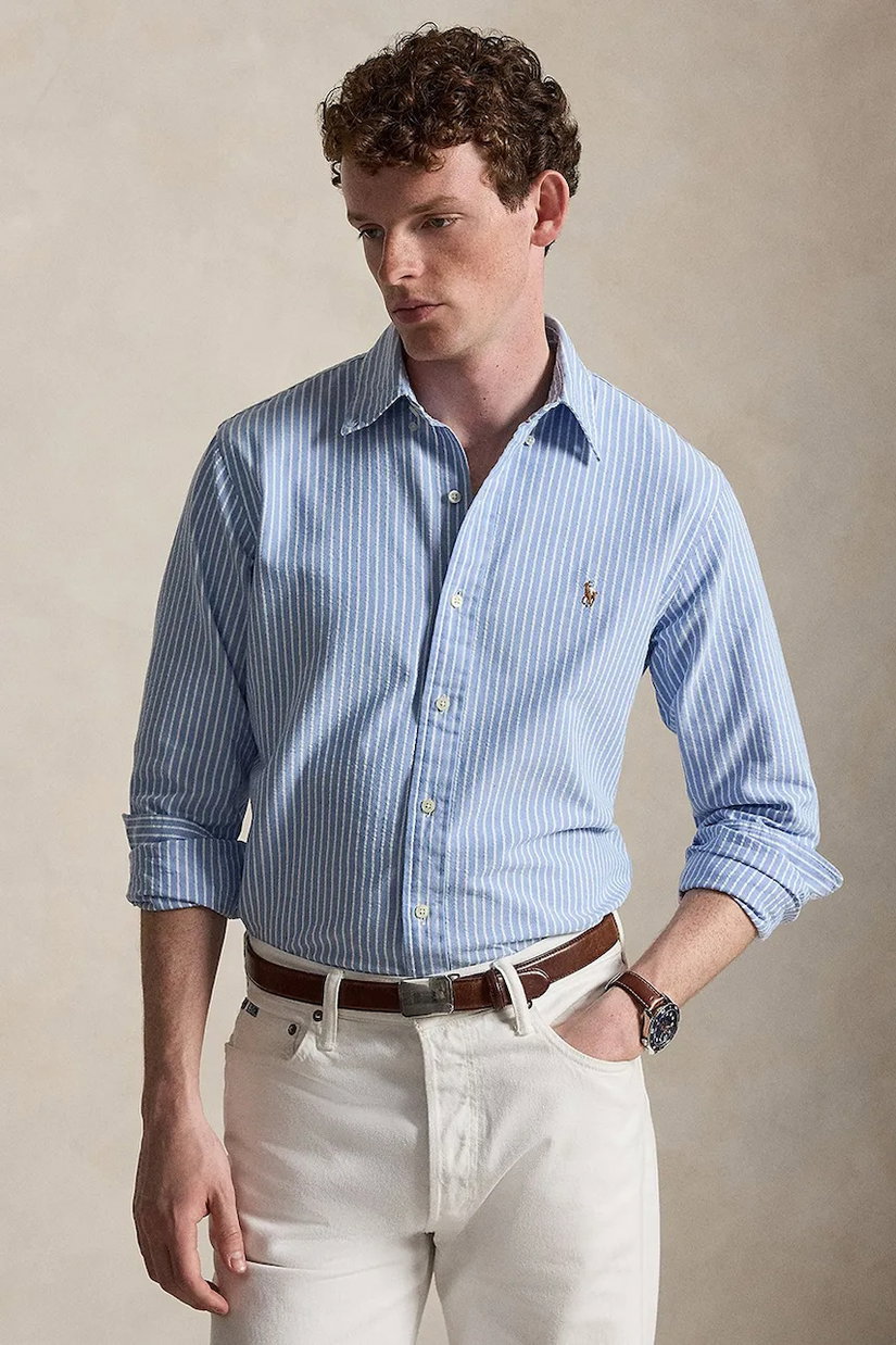 Polo Ralph Lauren cămașă pentru bărbați, din bumbac