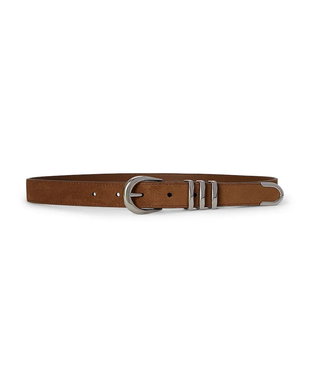 Lauren Ralph Lauren curea pentru femei, din piele întoarsă