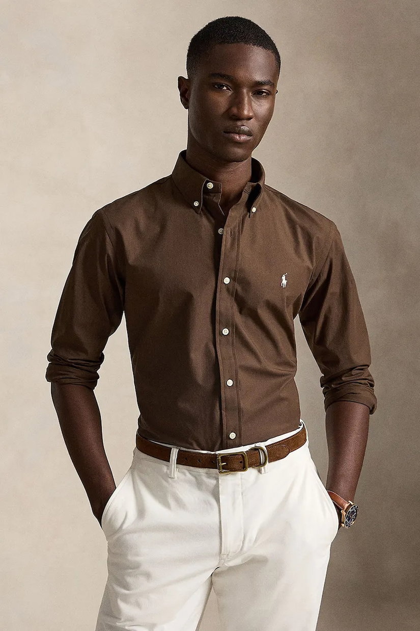 Polo Ralph Lauren cămașă pentru bărbați cu bumbac