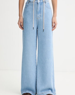 MUNTHE blugi wide leg pentru femei OBEY