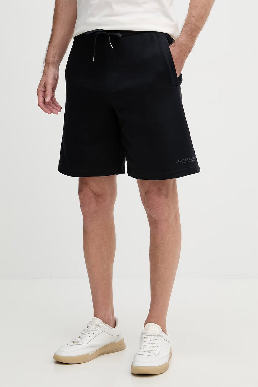 Armani Exchange pantaloni scurți de trening pentru bărbați din bumbac