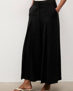 Answear.LAB pantaloni culottes pentru femei, cu lyocell