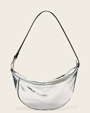 AllSaints hobo bag pentru femei, din piele LUNA