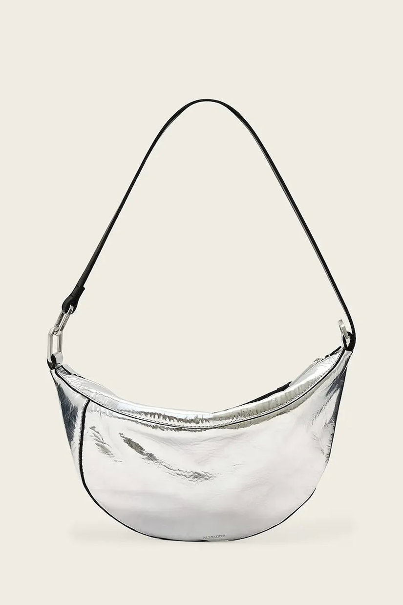 AllSaints hobo bag pentru femei, din piele LUNA