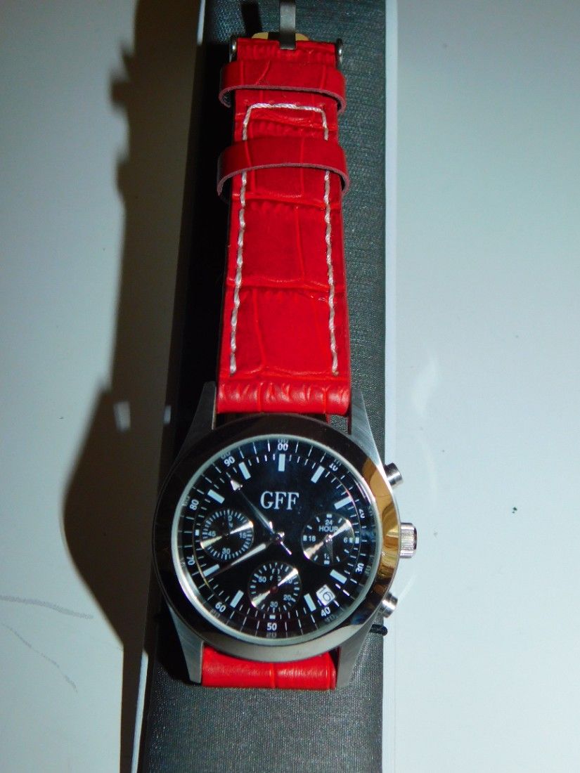 GIANFRANCO  FERRE, ceas nou, original,   quartz, elegant ,  unisex,  curea piele naturala