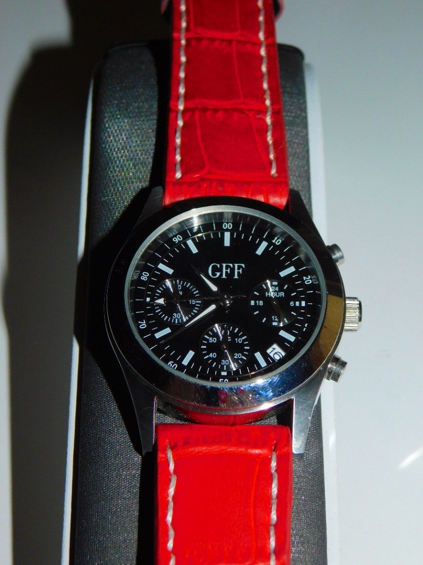GIANFRANCO  FERRE, ceas nou, original,   quartz, elegant ,  unisex,  curea piele naturala