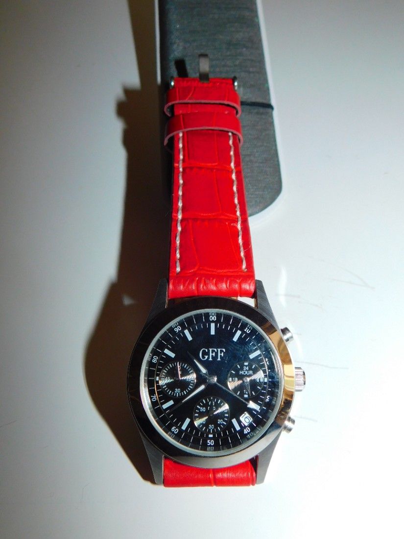 GIANFRANCO  FERRE, ceas nou, original,   quartz, elegant ,  unisex,  curea piele naturala