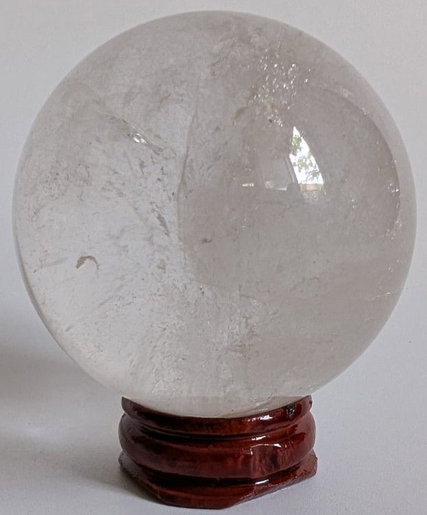 Cuart Transparent (Cristal de Stanca) - Sfera piatra semipretioasa