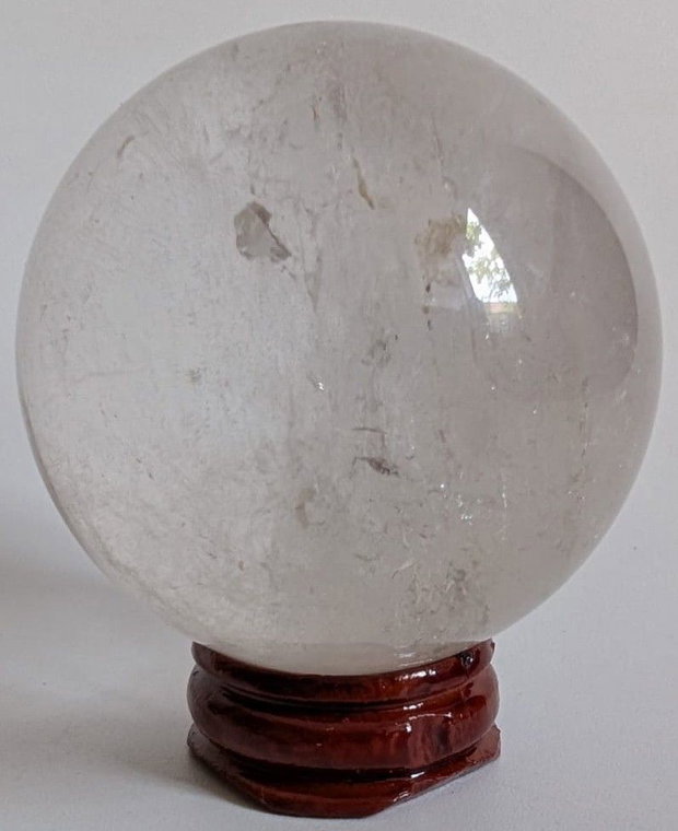 Cuart Transparent (Cristal de Stanca) - Sfera piatra semipretioasa