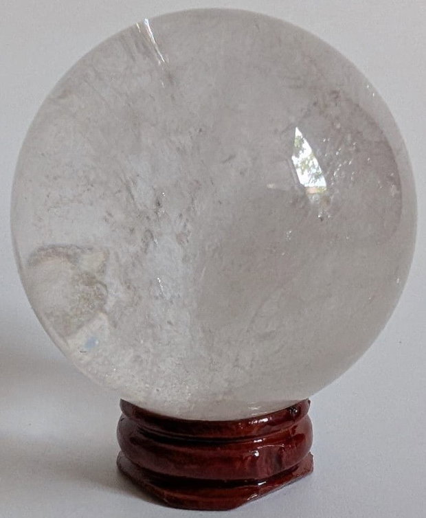 Cuart Transparent (Cristal de Stanca) - Sfera piatra semipretioasa