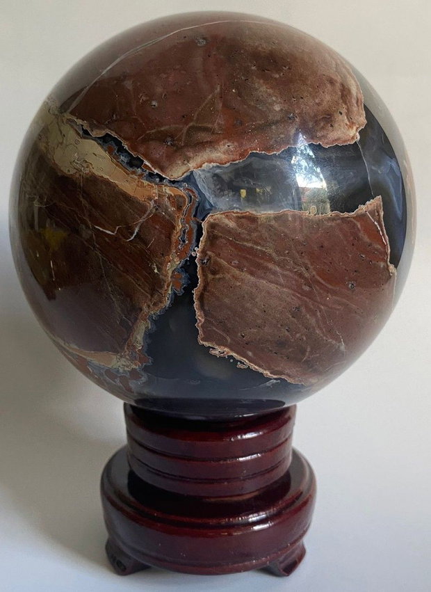 Agat Vulcanic - Sfera piatra semipretioasa