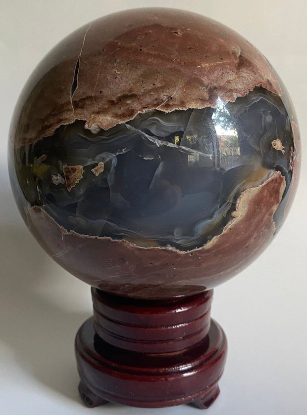 Agat Vulcanic - Sfera piatra semipretioasa