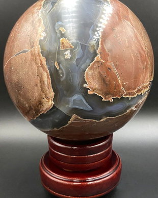 Agat Vulcanic - Sfera piatra semipretioasa