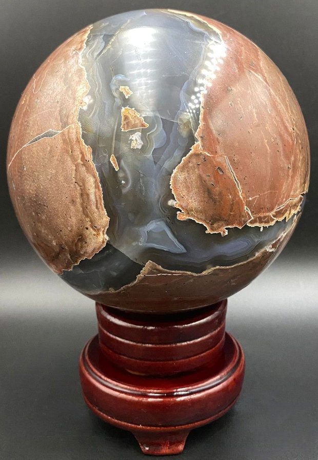 Agat Vulcanic - Sfera piatra semipretioasa