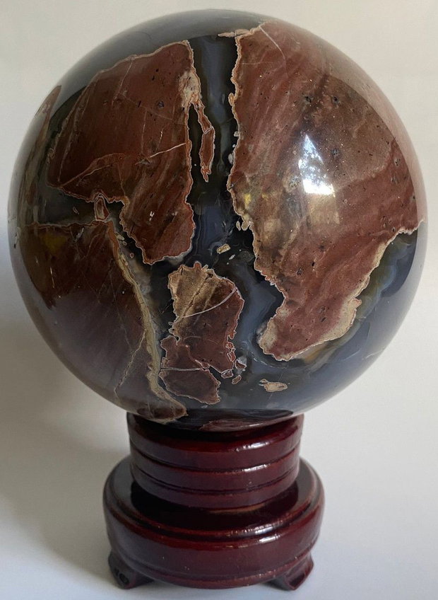 Agat Vulcanic - Sfera piatra semipretioasa