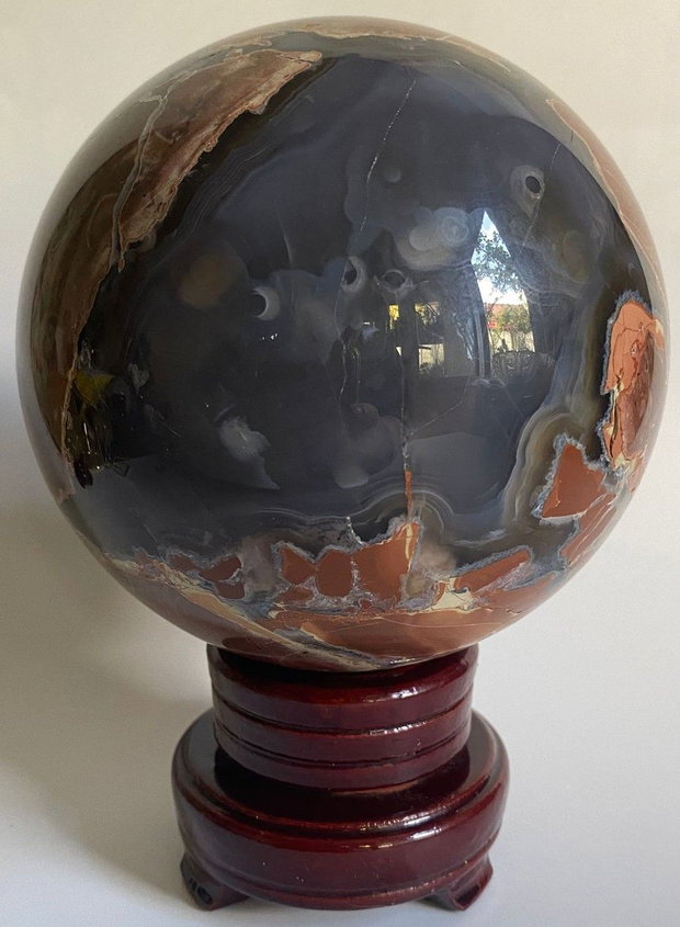 Agat Vulcanic - Sfera piatra semipretioasa
