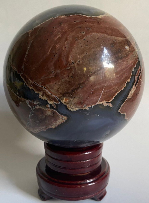 Agat Vulcanic - Sfera piatra semipretioasa