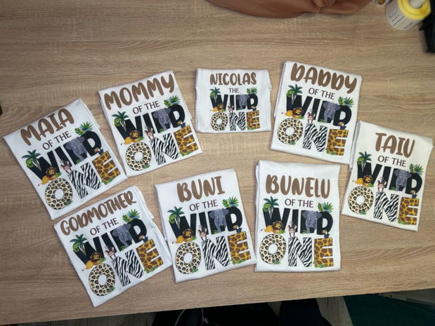 Tricouri mot/ turta personalizate jungla/ jungle