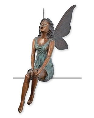 Inger sezand-statueta vieneza din bronz