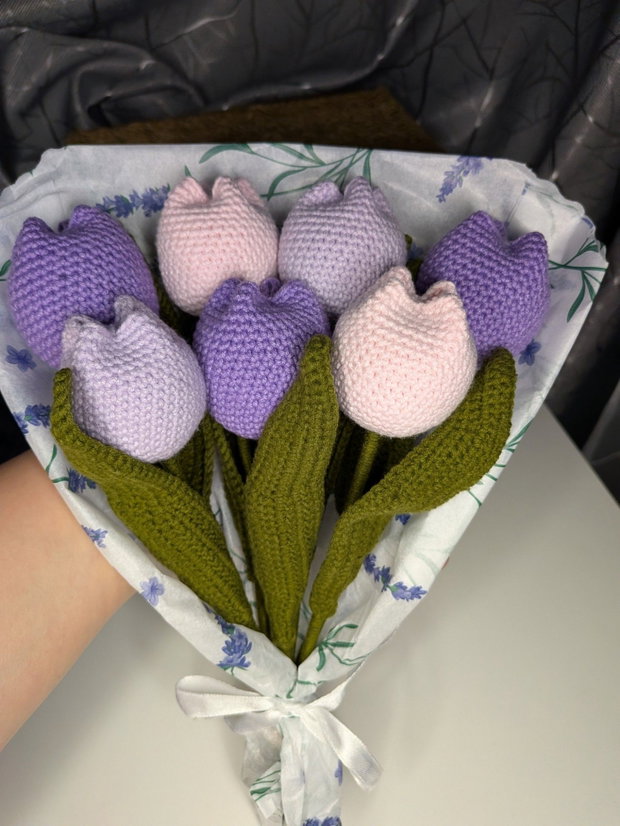 Buchet de lalele handmade flori care rămân mereu proaspete