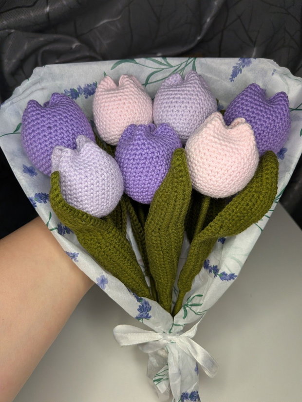 Buchet de lalele handmade flori care rămân mereu proaspete